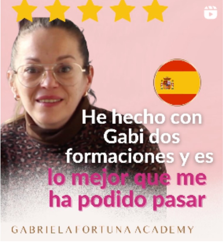 Alumna de Gabriela Fortuna Academy, España